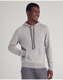 Nomad1942 | Men | Morningside Cashmere Hoodie | Cobblestone