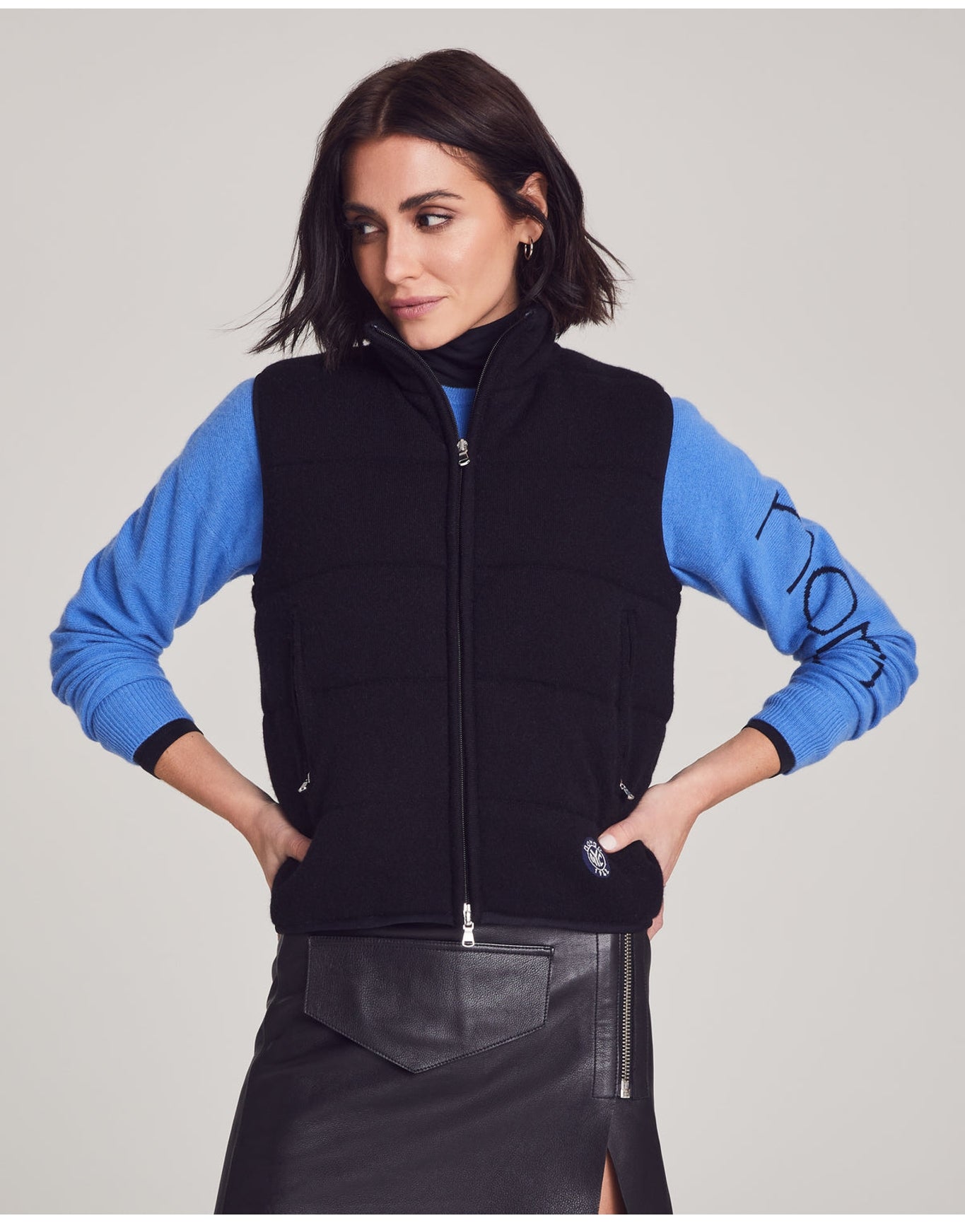 Nomad1942 | Unisex | Magnolia Quilted Vest | Black