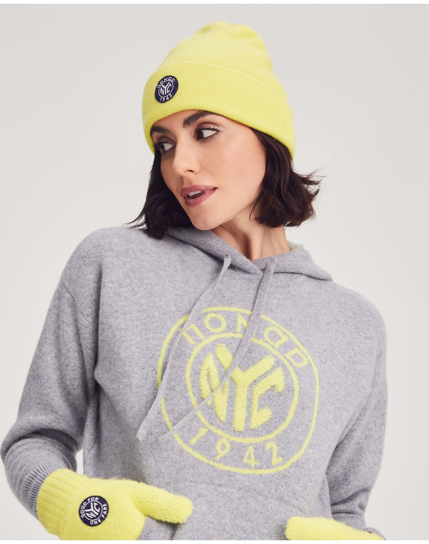 Nomad1942 | Unisex | Tudor Mittens | Citron