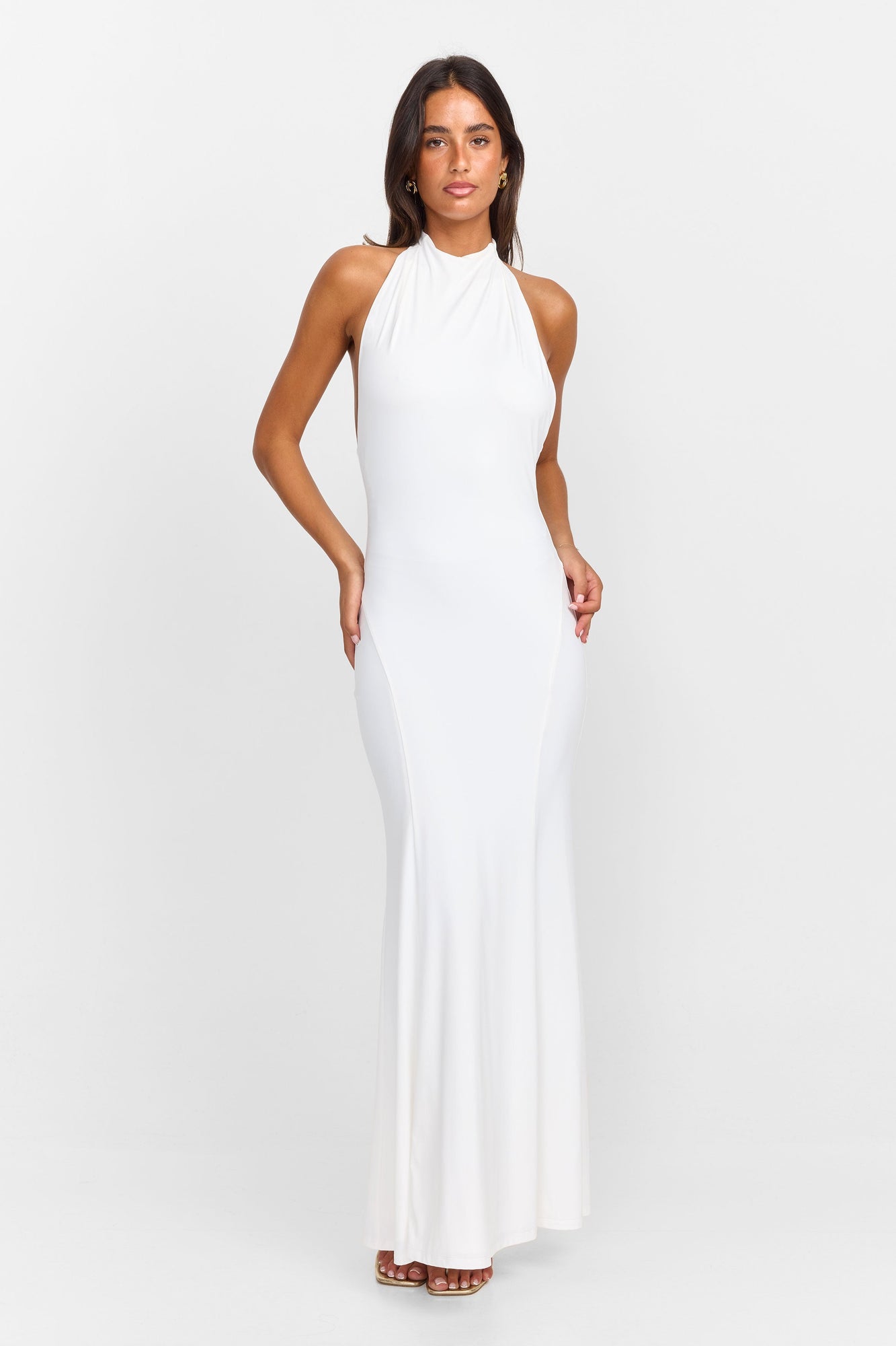 Luna Maxi Dress | White