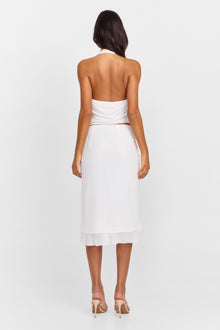 Serene Midi Skirt | White