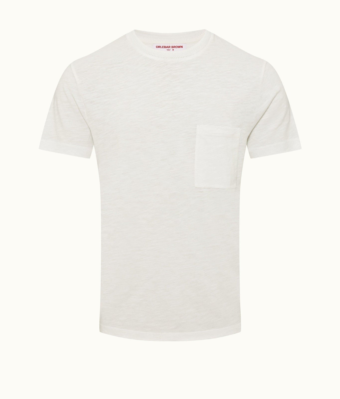 OB Classic Tee Classic Fit Crewneck Garment Dye Cotton T-Shirt | White Sand