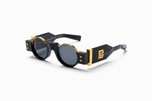 Unisex | Olivier - II Sunglass | Black - Gold | Dark Grey