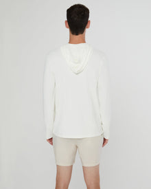 Mens | Men's Hooded Sun Tee | White