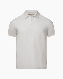 Mens | Slub Short Sleeve Polo | White