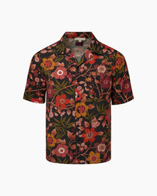 Mens | Viscose Vacation Shirt | Black/Multi