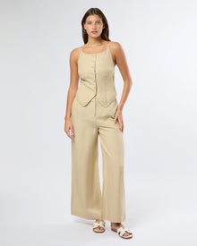 Womens | Air Linen Palazzo Pant | Jute