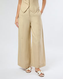 Womens | Air Linen Palazzo Pant | Jute