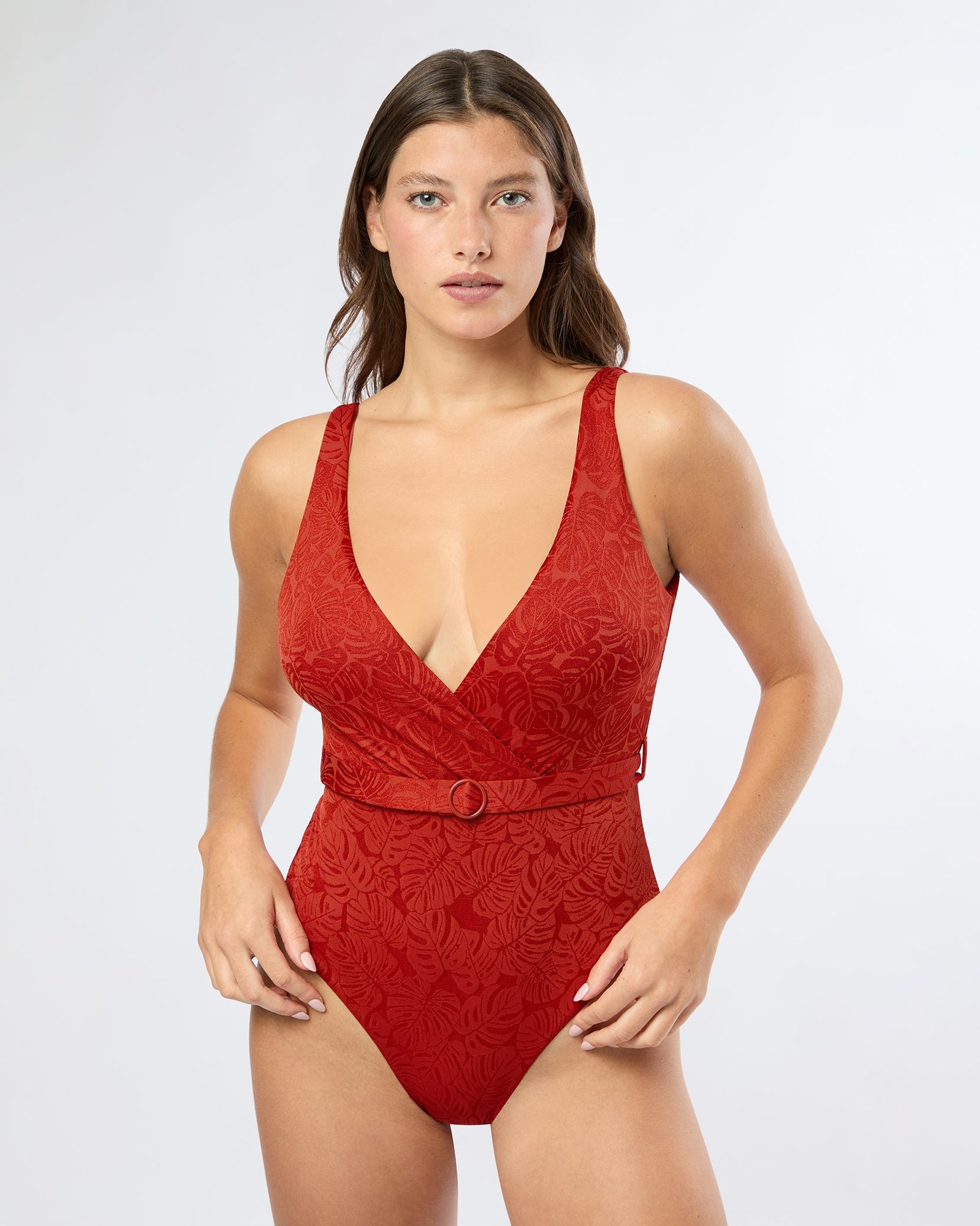 Womens | Michelle One Piece | Dark Red