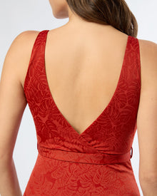 Womens | Michelle One Piece | Dark Red