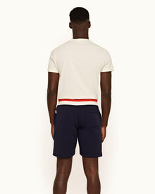 Men | Afador Stripe Jogger Short | Navy