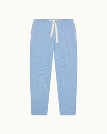 Men | Alex Gingham Trouser | Blue/White