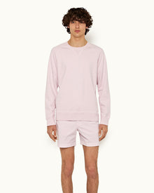 Conch Pink Mid-Length Cotton Twill Shorts | Conch Pink