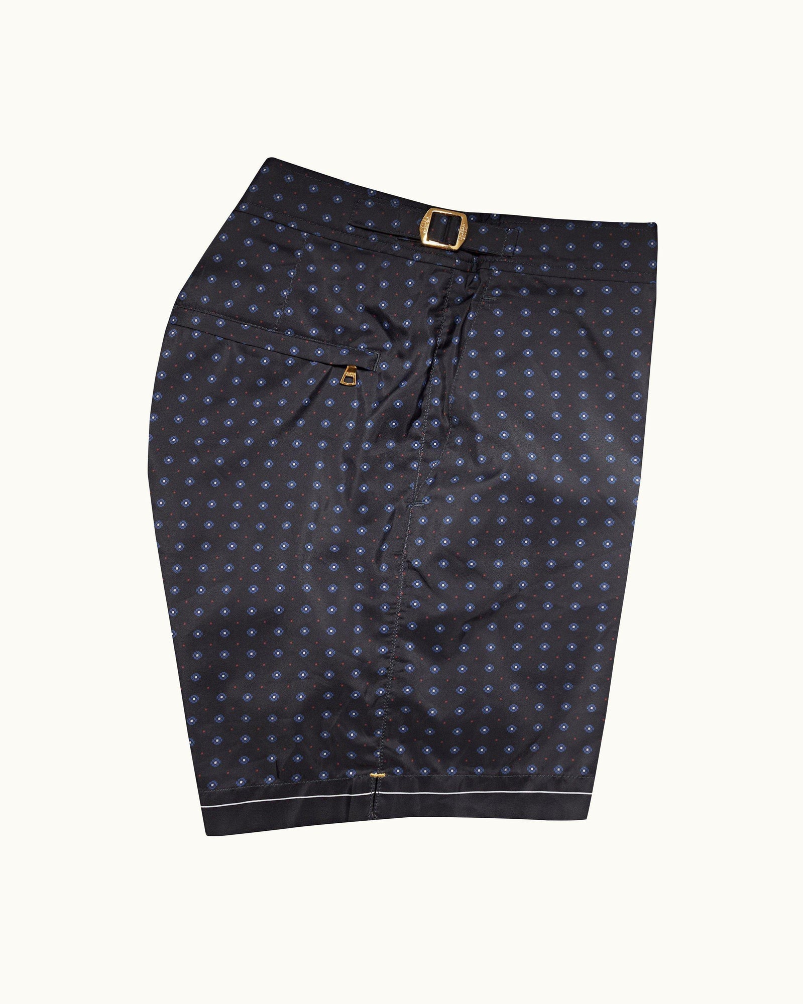 Bulldog Night Iris Cravat Mid-Length Swim Shorts | Night Iris