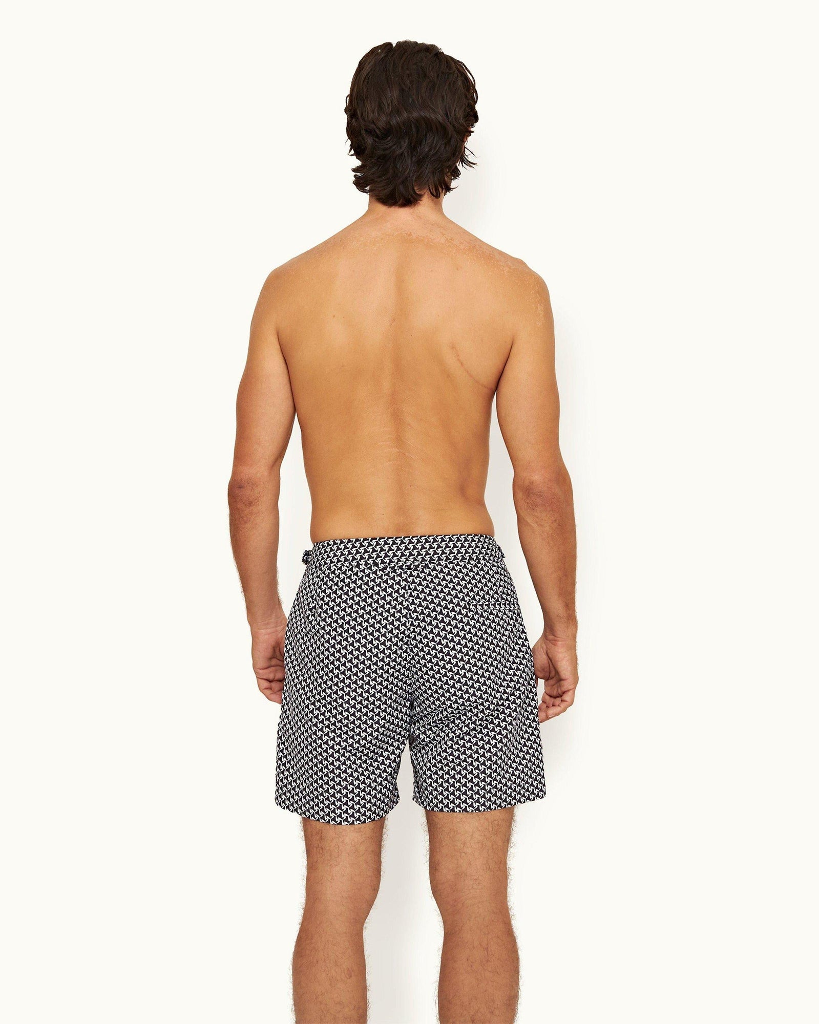Bulldog Night Iris Gyre Mid-Length Swim Shorts | Night Iris