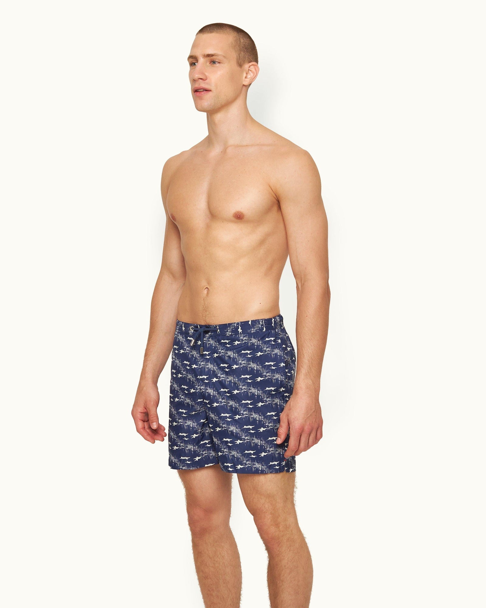 Midnight Navy/Sea Mist Living Dream Mid-Length Swim Shorts | Midnight Navy/Sea Mist