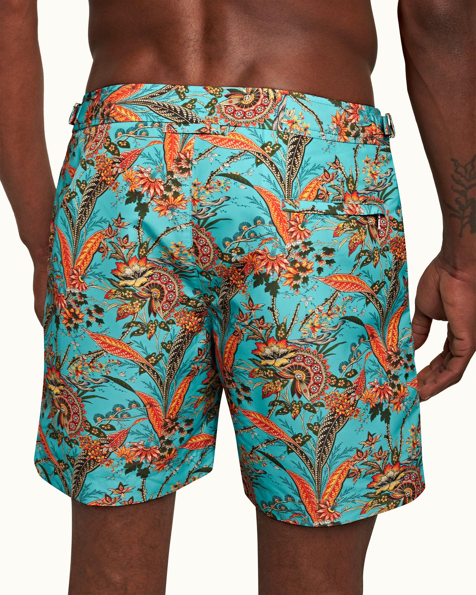 Bulldog Veranda Lotus Mid-Length Swim Shorts | Veranda
