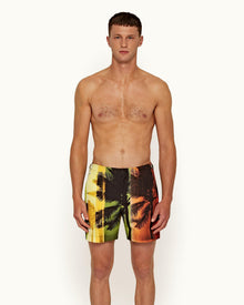 Bulldog Holding Sway Photographic Print Mid-Length Swim Shorts | Holding Sway