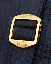 Night Iris Tonal Seersucker Mid-Length Swim Shorts | Night Iris