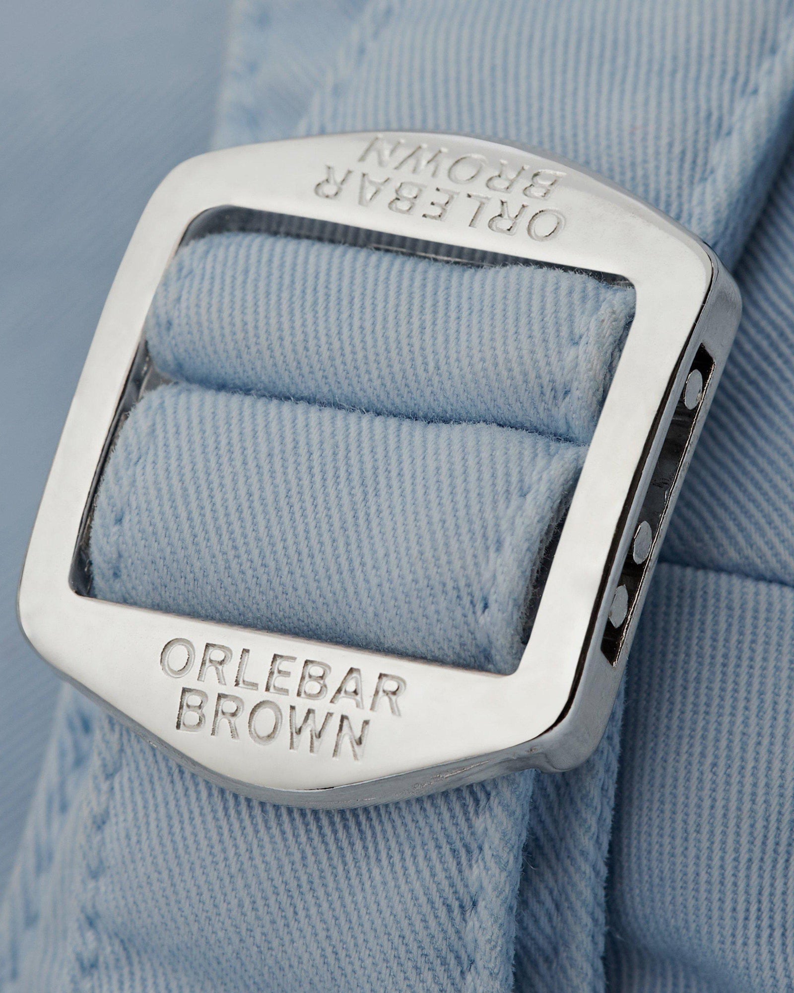 Ice Blue Longest-Length Cotton Twill Shorts | Ice Blue