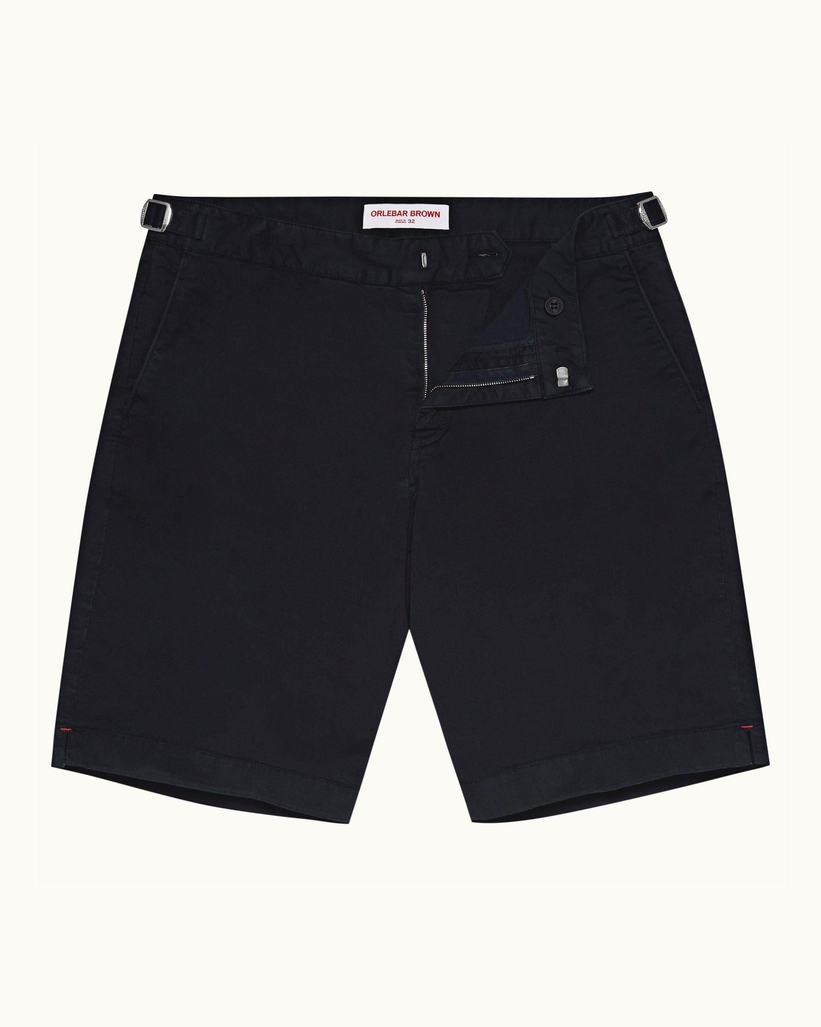Dane Cotton Twill Night Iris Longest-Length Cotton Twill Shorts | Night Iris