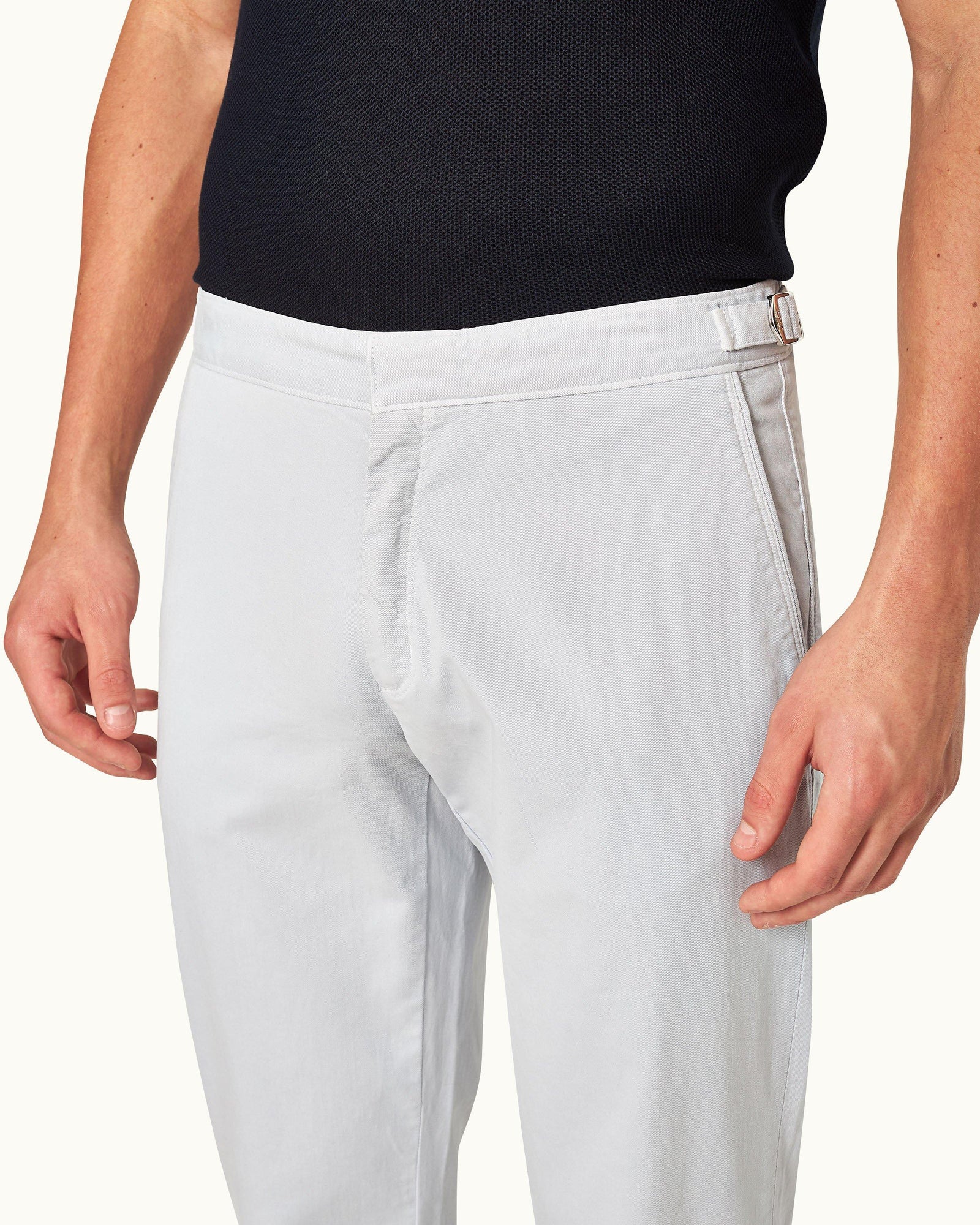 Men | Fallon Stretch-Cotton Trouser | Light Sky Pool
