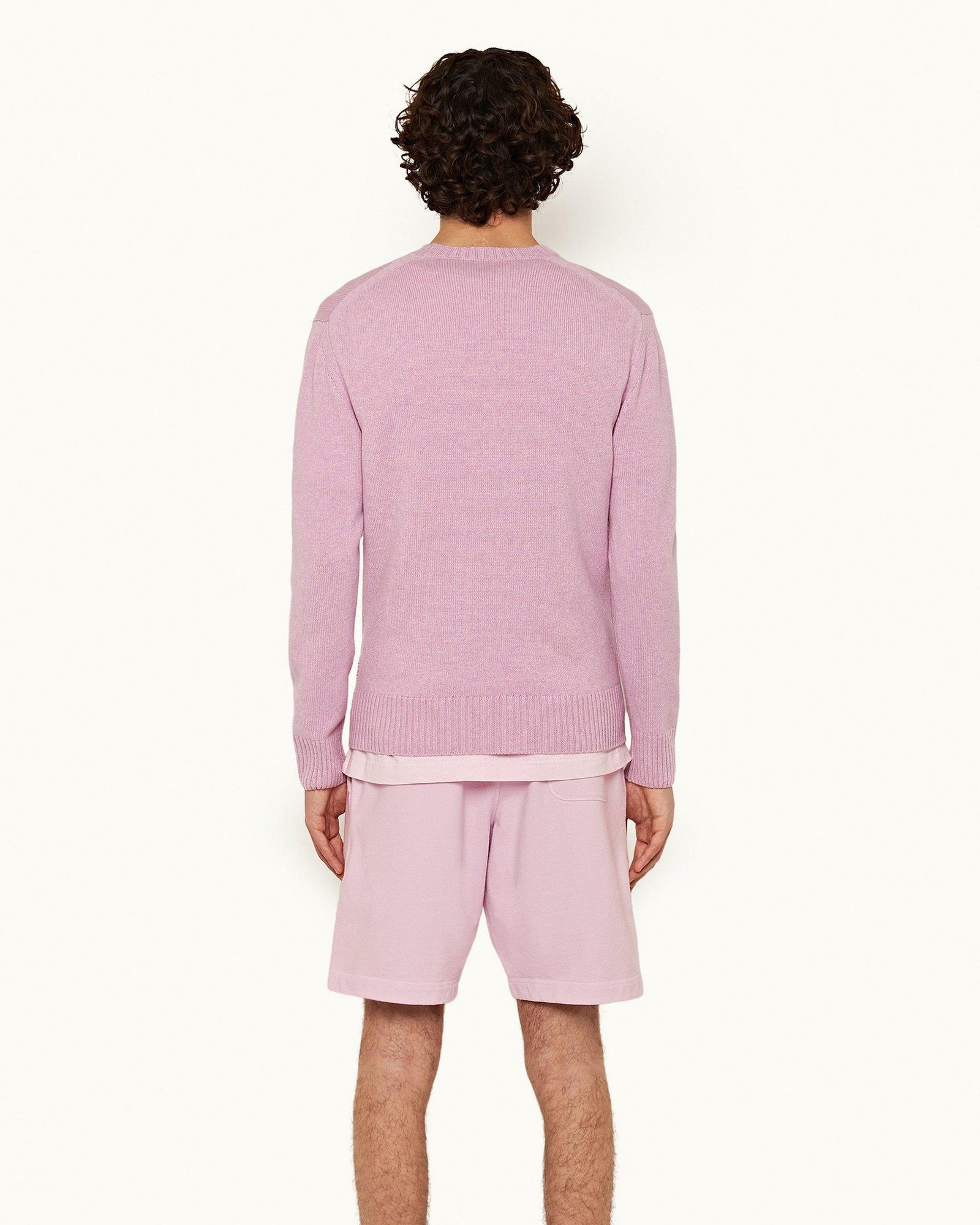 Conch Pink Tailored Fit Organic Cotton Sweat Shorts | Conch Pink