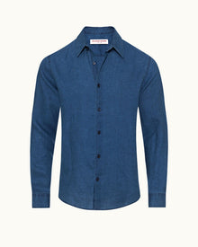 Men | Giles Indigo Shirt | Deep Indigo