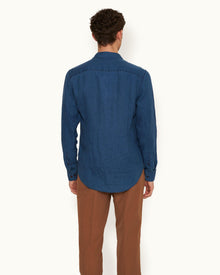 Men | Giles Indigo Shirt | Deep Indigo