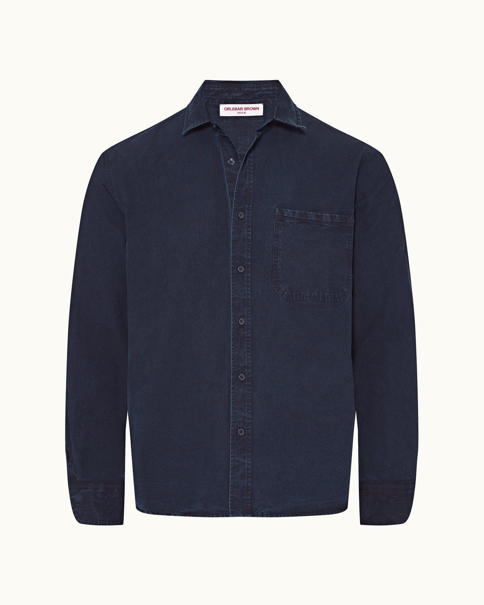 Indigo Denim Easy Fit Cotton Shirt | Indigo