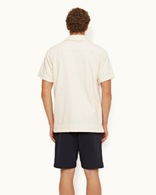 Matchstick Relaxed Fit Lounger Pile Towelling Lounge Shirt | Matchstick