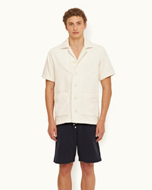 Matchstick Relaxed Fit Lounger Pile Towelling Lounge Shirt | Matchstick