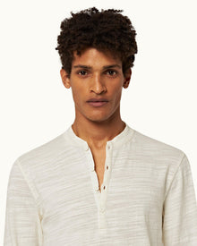 White Sand Classic Fit Garment Dye Long-Sleeve T-shirt | White Sand