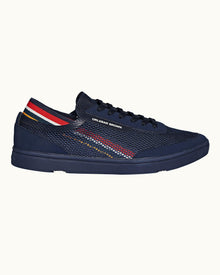 Larson Stripe Navy/Orange O.B Stripe Shoe You Can Swim In | Navy/Orange