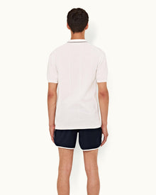 Cloud Tailored Fit Waffle Towelling Polo Shirt | Cloud