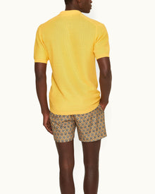 Mango Tailored Fit Mercerised Cotton Waffle Stitch Polo Shirt | Mango