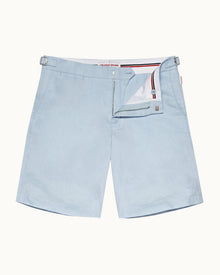 Men | Norwich Linen Short | Ice Blue