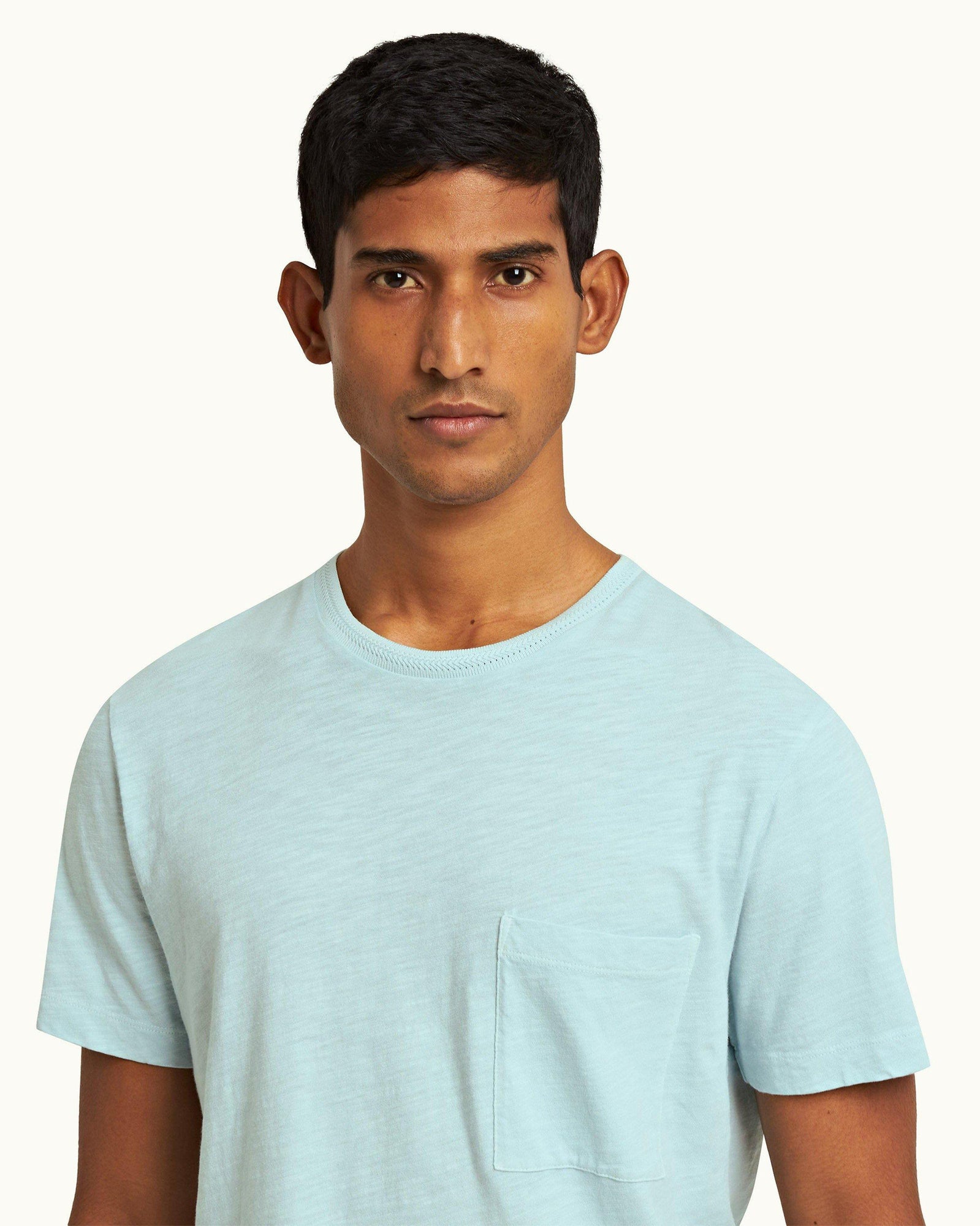 Clear Sky Classic Fit Garment-Dye Organic Cotton T-shirt | Clear Sky