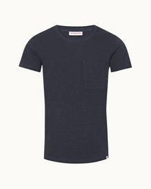 Ob Classic Night Iris Classic Fit Garment-Dye Organic Cotton T-shirt | Night Iris