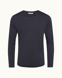 Men | Ob-T Cashmere T-Shirt | Night Iris