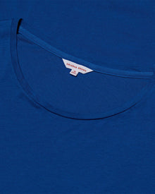 Ob-T Signal Blue Tailored Fit Crew Neck Organic Cotton T-Shirt | Signal Blue