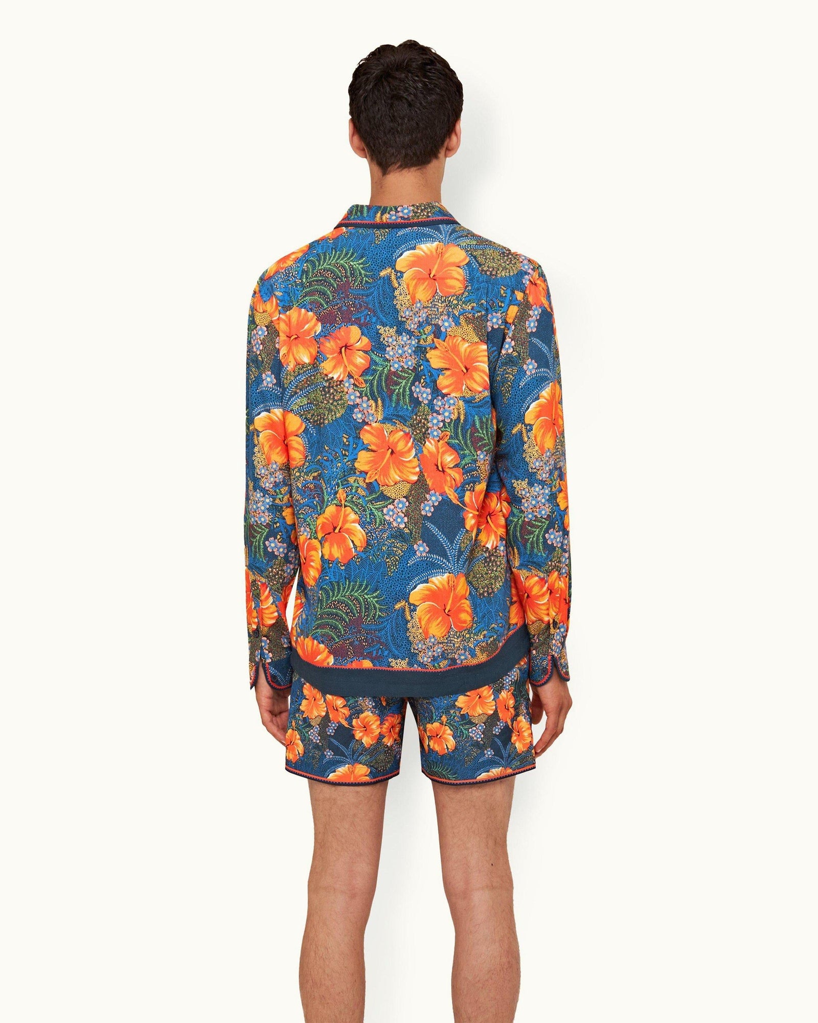 Multi Club Tropicana Print Classic Collar Shirt | Multi