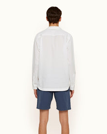 Ridley Cloud Overhead Waffle Texture Cotton Shirt | Cloud