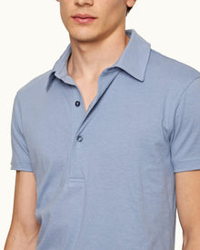 Men | Sebastian Silk Polo | Hush