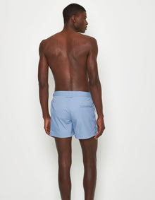 Setter Stretch Shorter-Length Stretch Swim Shorts In Springfield Blue | Springfield Blue
