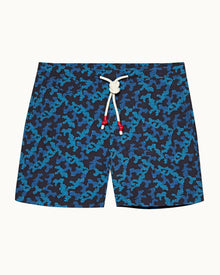 Dark Sapphire Current Drawcord Mid-Length Swim Shorts | Dark Sapphire