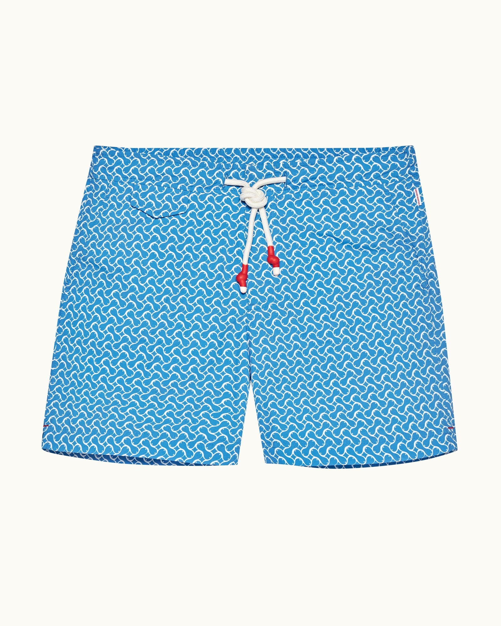 Standard Tidal Geometric Mid-Length Drawcord Swim Shorts | Tidal