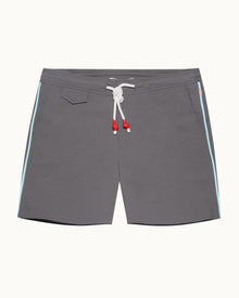 Fossil Piping Drawcord Mid-Length Swim Shorts | Fossil