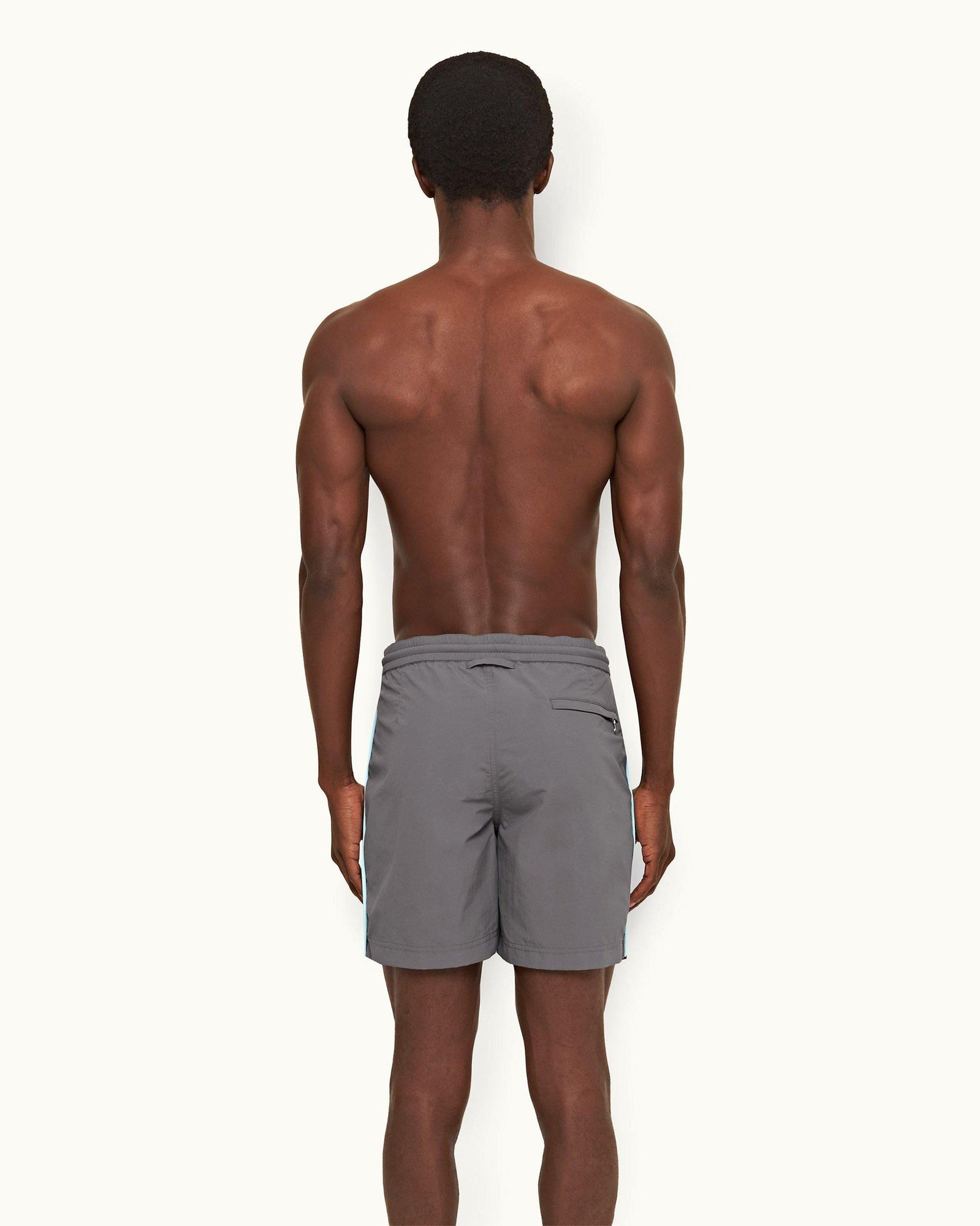 Fossil Piping Drawcord Mid-Length Swim Shorts | Fossil