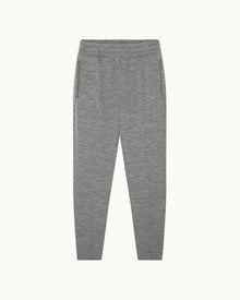 Grey Melange Smart Merino Classic Fit Sweatpants | Grey Melange